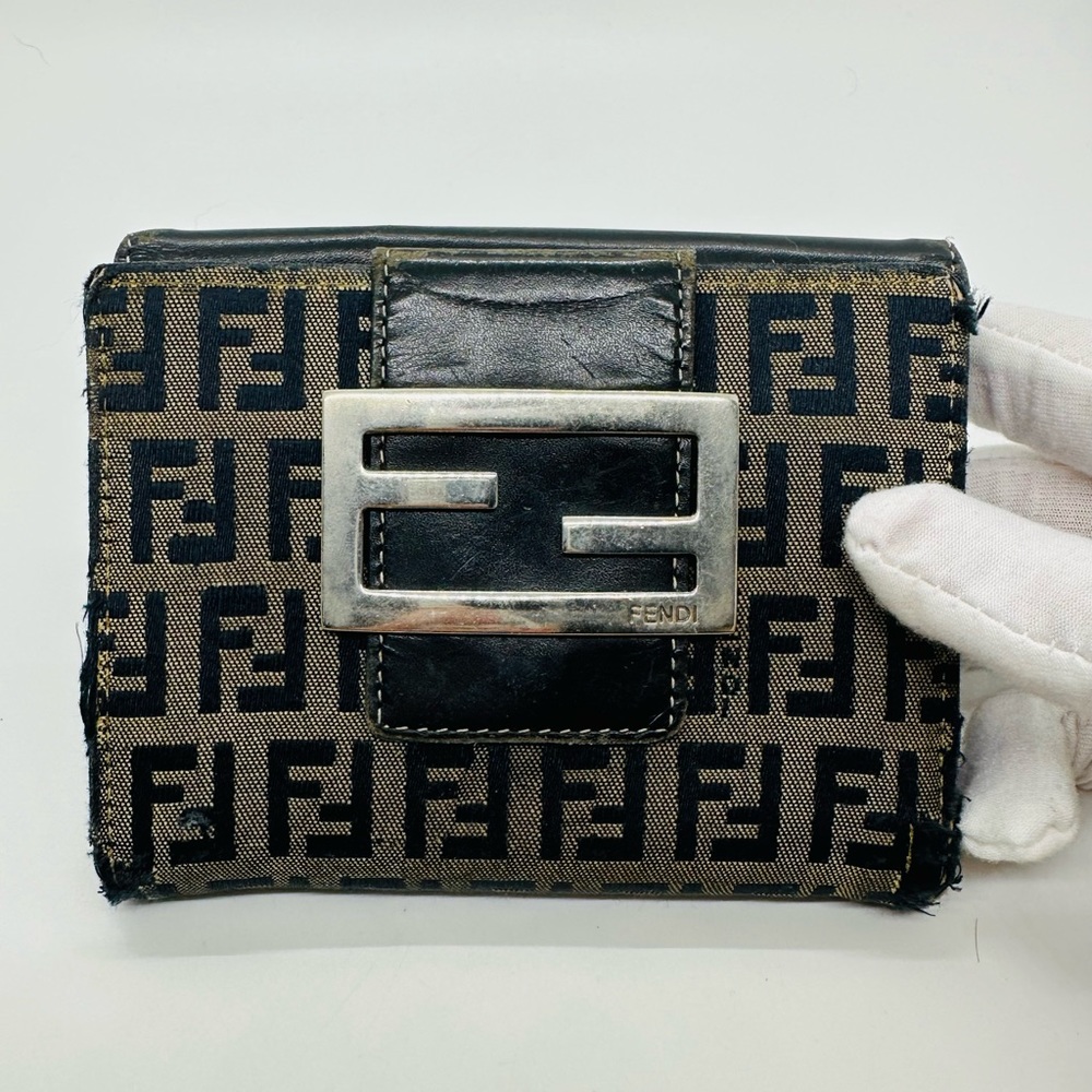 Fendi Metal Clasp Wallet
